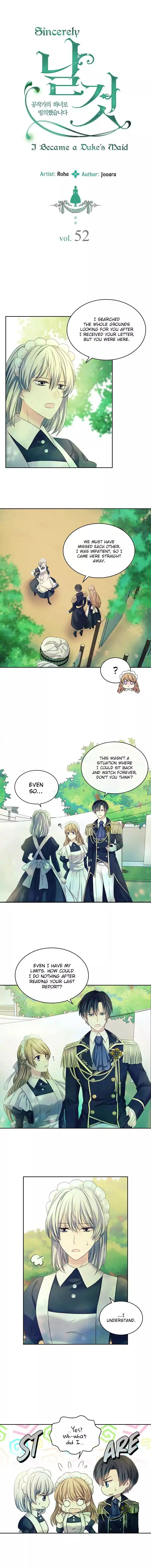 Sincerely: I Became a Duke's Maid Chapter 52 2